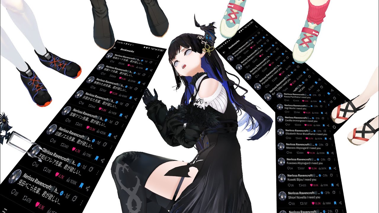 Nerissa testing every Holomembers