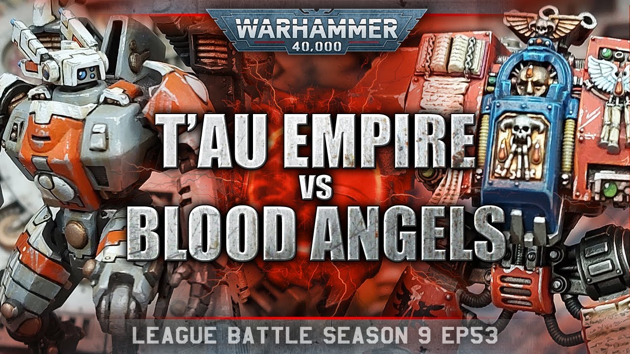 Blood Angels vs T'au Empire Warhammer 40k Battle Report 9th Edition 2000pts S9EP53 GHOST PROTOCOL!