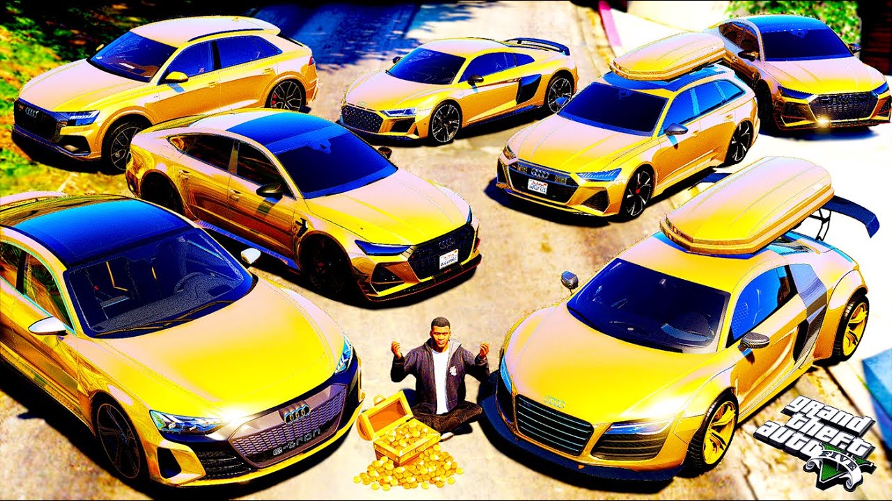 Franklin Steals BILLIONAIRE'S Golden AUDI