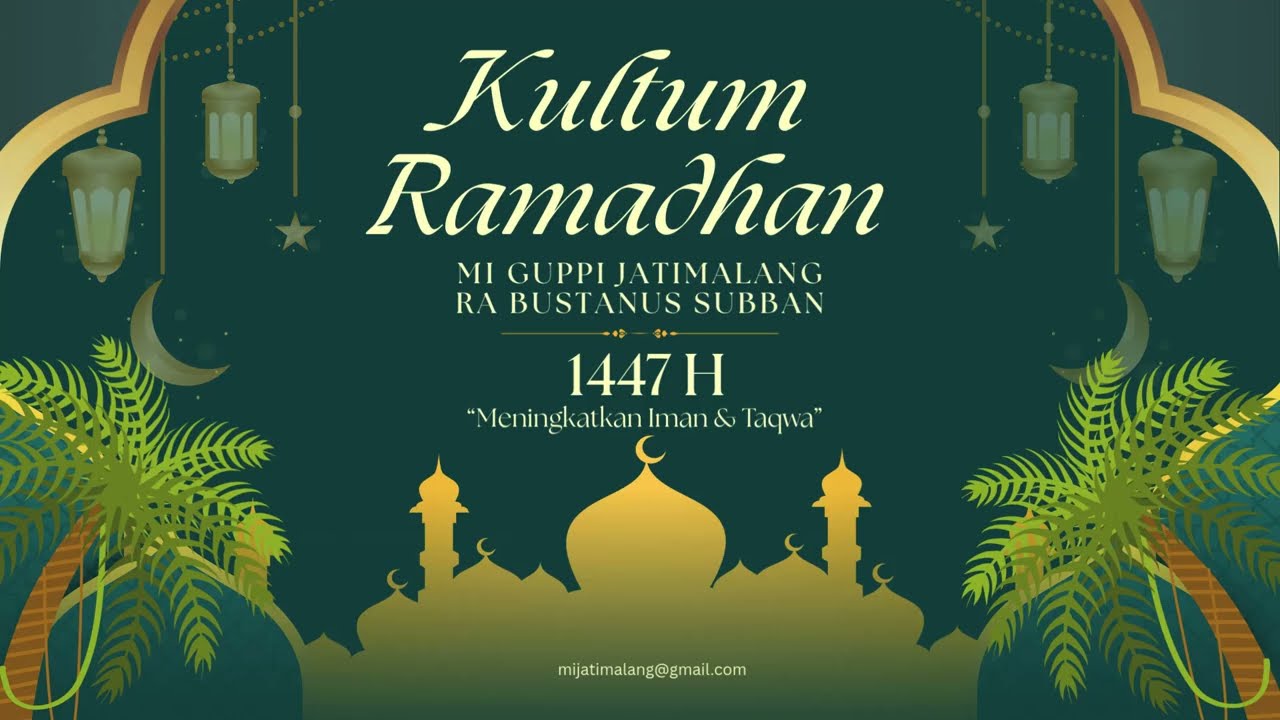 Kultum Ramadhan 1447 H | Meneladani Sifat Rosul di Bulan Romadhon-Nadhira Aulia Azzahra 6 A