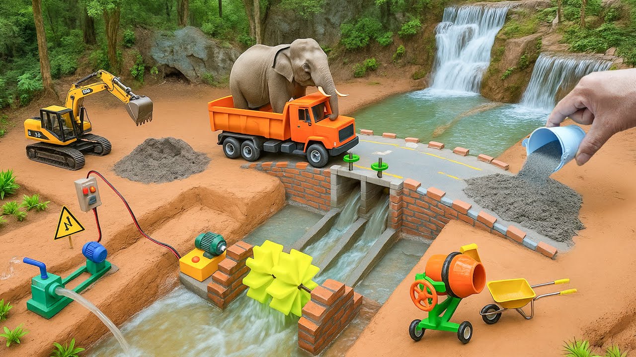 Top Most Creative Diy Tractor Science Project | Diy Making Free Electricity From Water