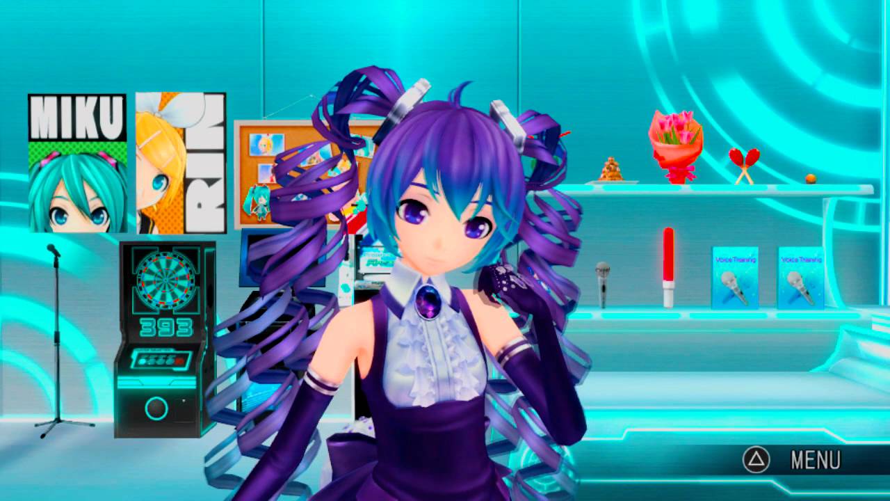 Project Diva X - Home Page Idle Animations
