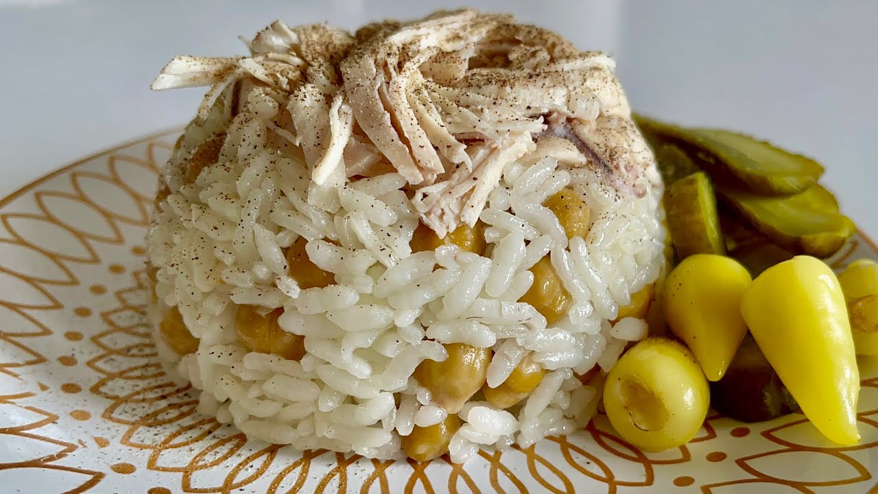 Как приготовить уличный рис с куриным нутом ‼️