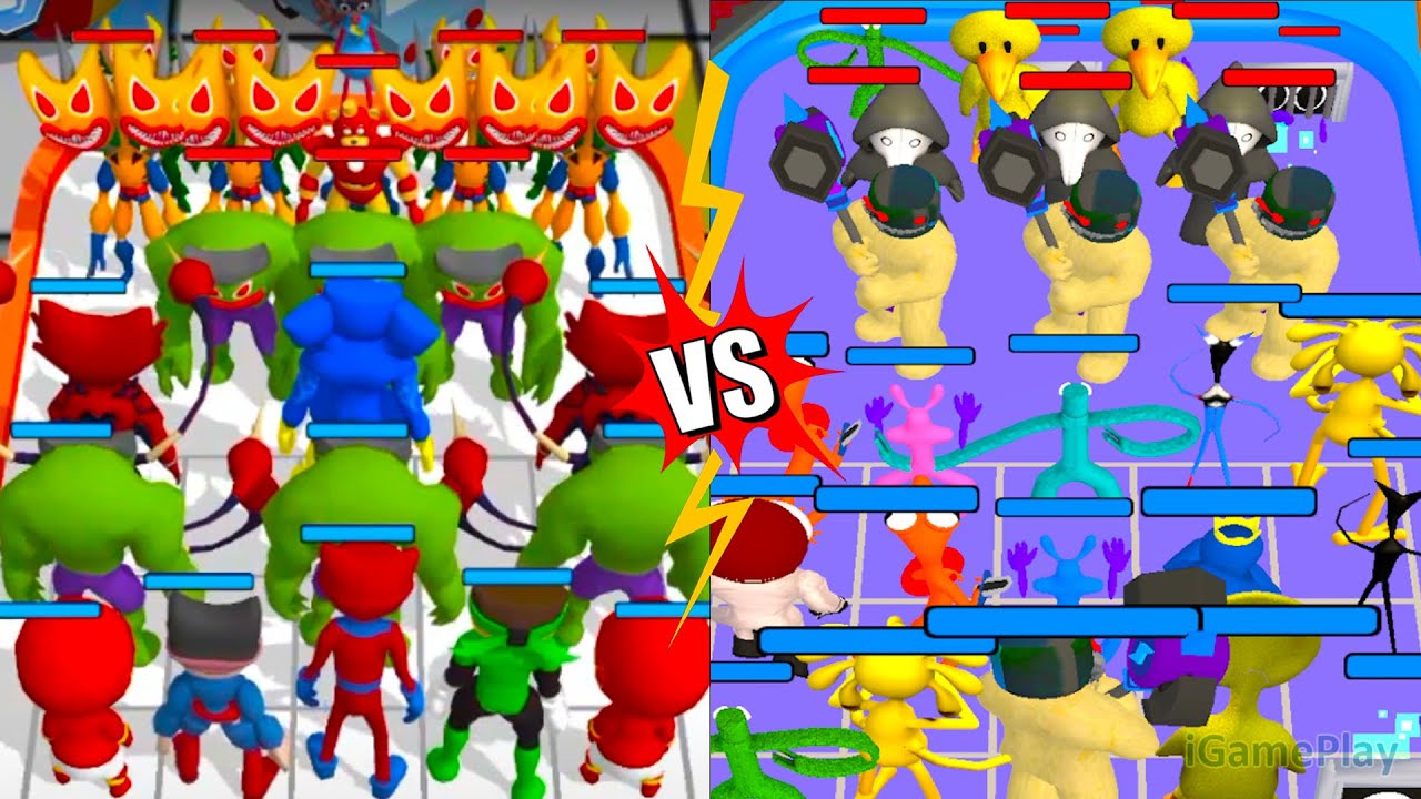 Blue Monster Superhero Battle Vs Merge Monster 100 Doors ⭐ Merge Simulator Battles