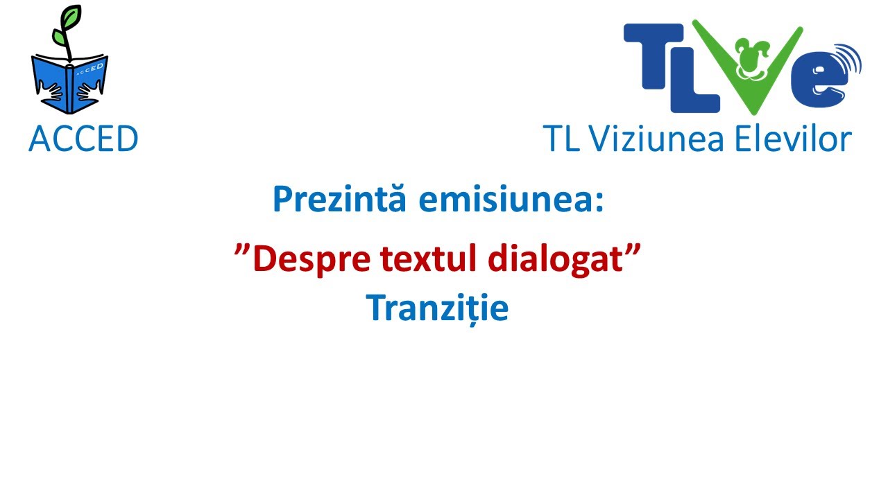 Despre textul dialogat