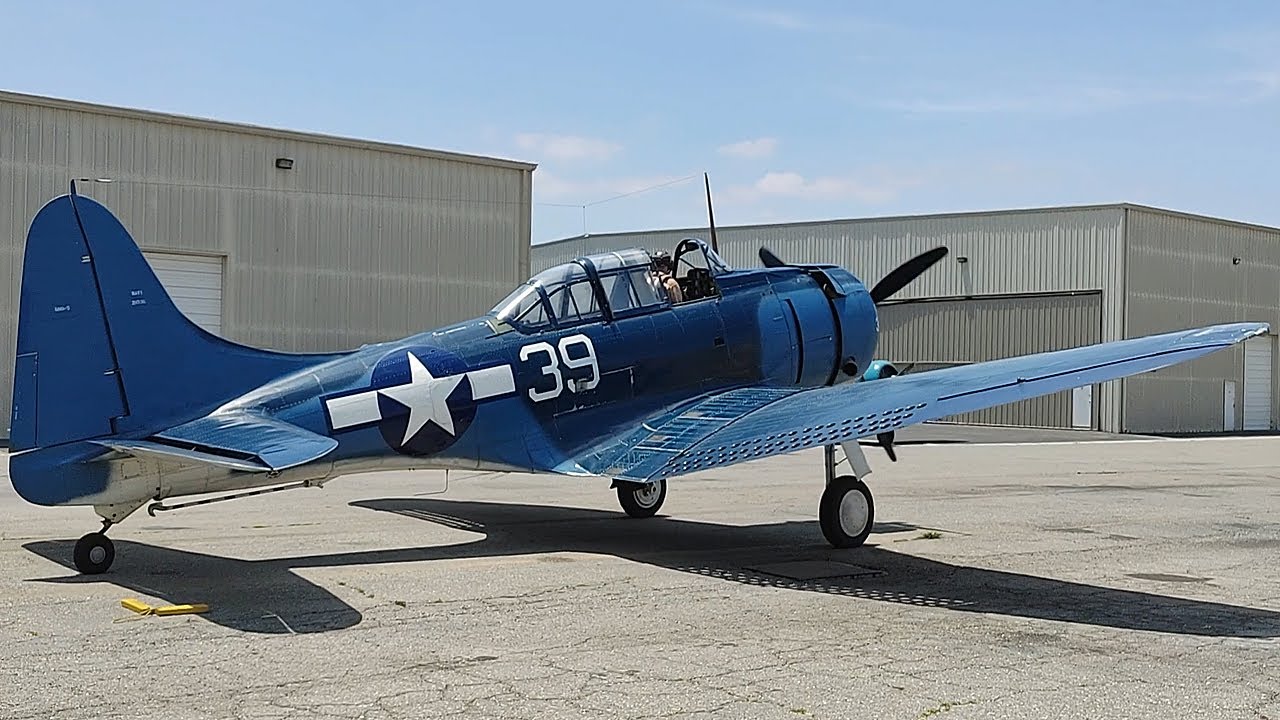 SBD Dauntless Pre-Flight & Taxi