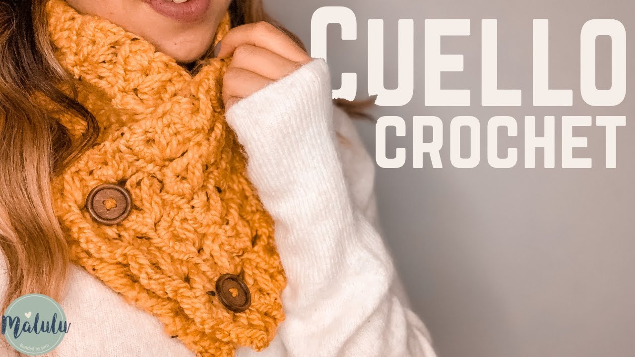 CUELLO A CROCHET | Técnica Palo de escoba 🧹 | Fácil y rápido