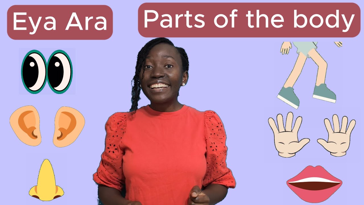 Parts of the body in Yoruba| Awon eya ara | Toddlers Learning Yoruba | Bilingual
