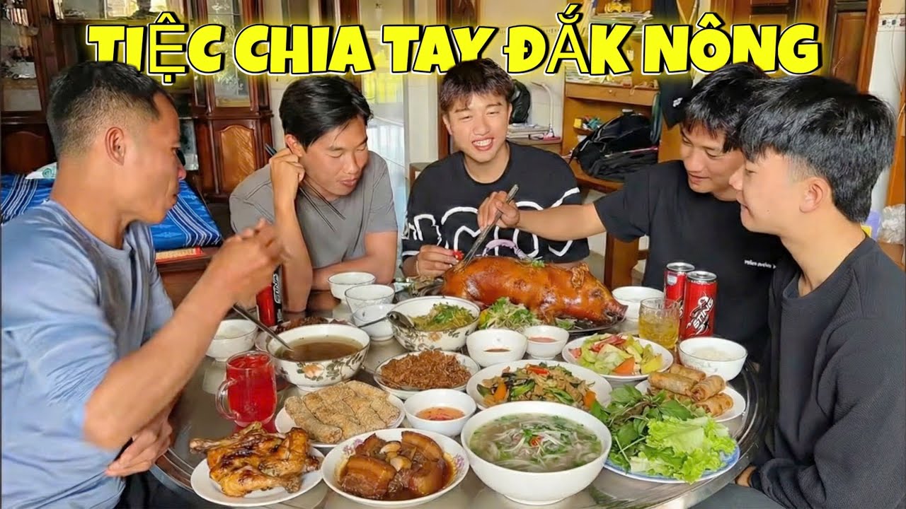 Tiệc Chia Tay Đắc Nông Cùng Anh Em Trong Team#phc #teamphd.