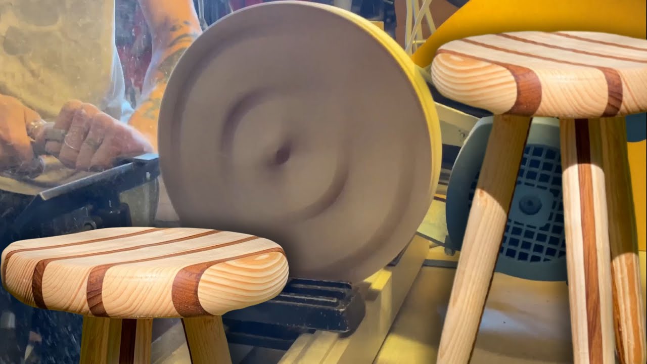 How to make a Swedish wooden tripod stool