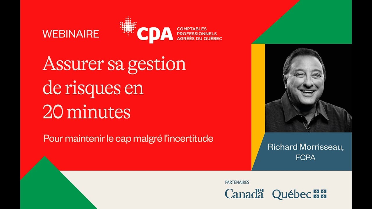 Webinaire CPA | Assurer sa gestion de risques en 20 minutes
