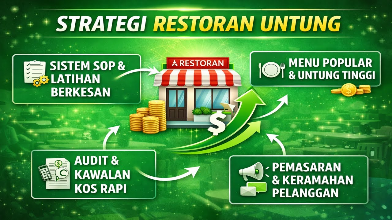 STRATEGI RESTORAN YANG UNTUNG. MANUAL LANGKAH-DEMI-LANGKAH.