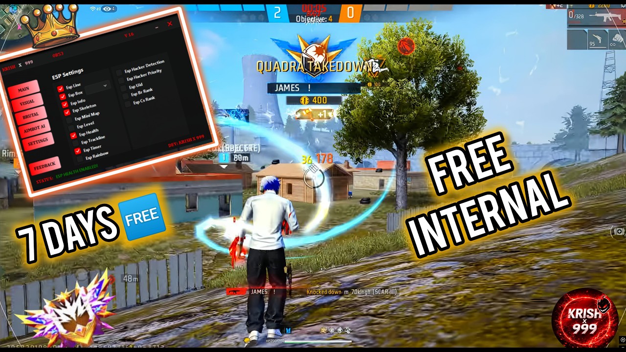 FREE OB53 PANEL PC💻FREE FIRE SILEMT AIM + AIMBOT RAGE MAIN ID SAFE ✅ANTIBAN 100 % ALL SERVER
