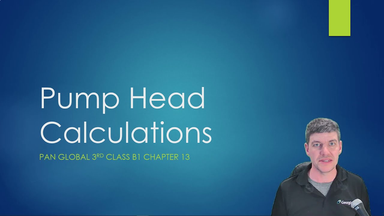 PENG2011 - Fluid Mechanics - Pump Head Calculations - Part 1 - Density and Pressure Head
