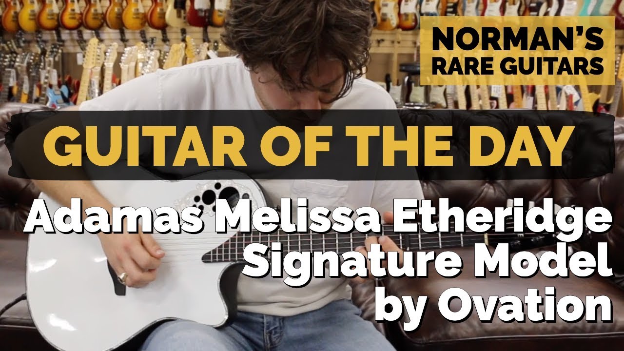 Guitar of the Day: Adamas Melissa Etheridge Signature Model by Ovation | Norman's Rare Guitars