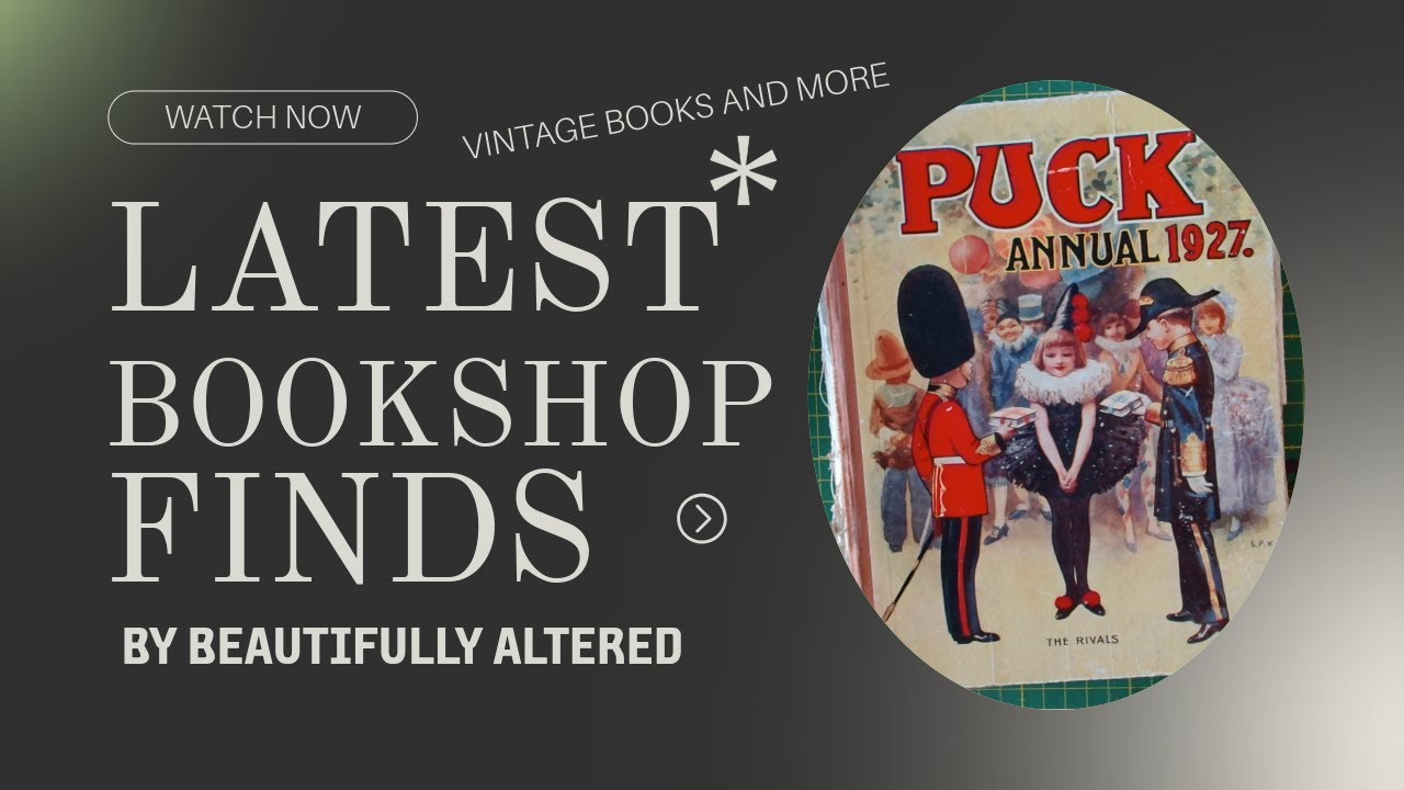 Bookshop Finds, Vintage Illustrations and Arty Ideas