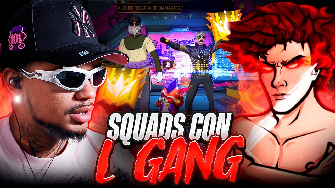 DOMIDIOS y L-GANG Juegan POR PRIMERA VEZ JUNTOS FREE FIRE!