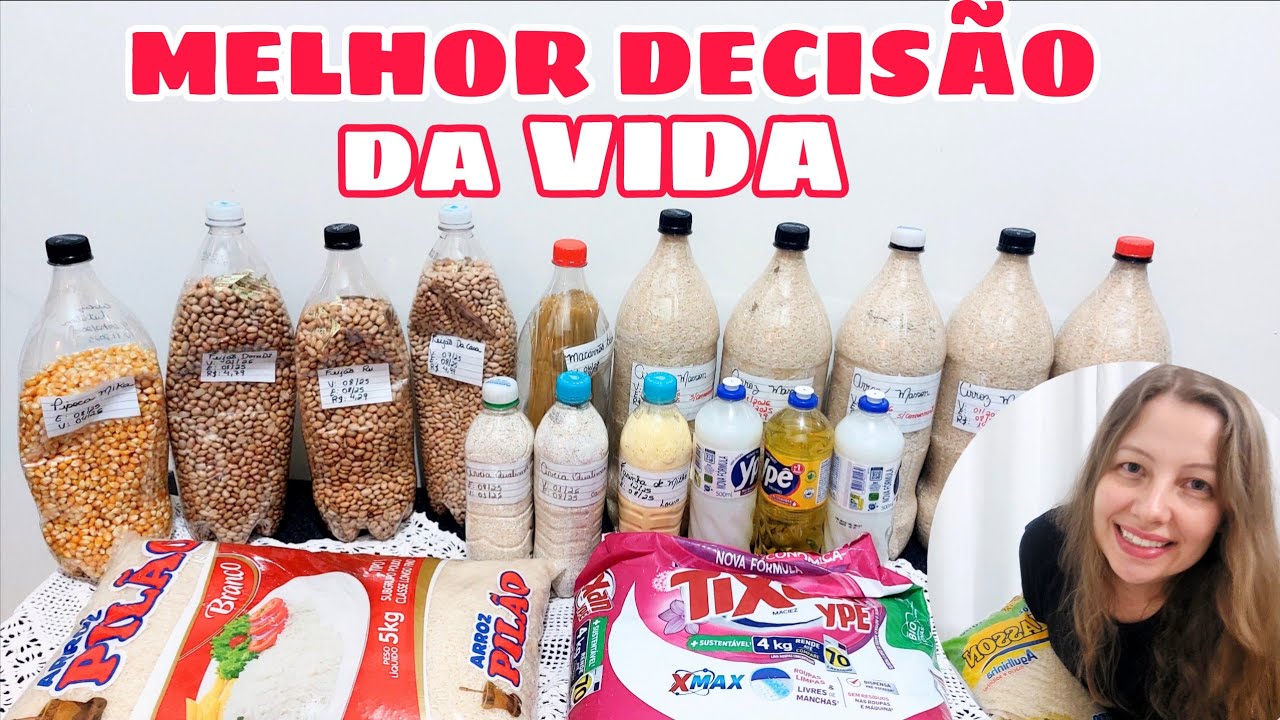 🛑⚠️🛑 MINI MERCADINHO em CASA 🏠 Reposição de ESTOQUE 👉 ECONOMIA e TRANQUILIDADE 🟢#alimentação 
