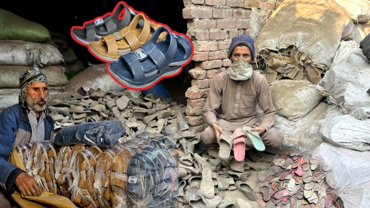 Old Shoes 👟 Recycled in to Brand New | Incredible Process of Recycling   