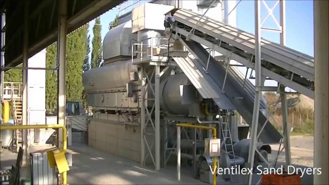 Sand fluid bed dryer Ventilex