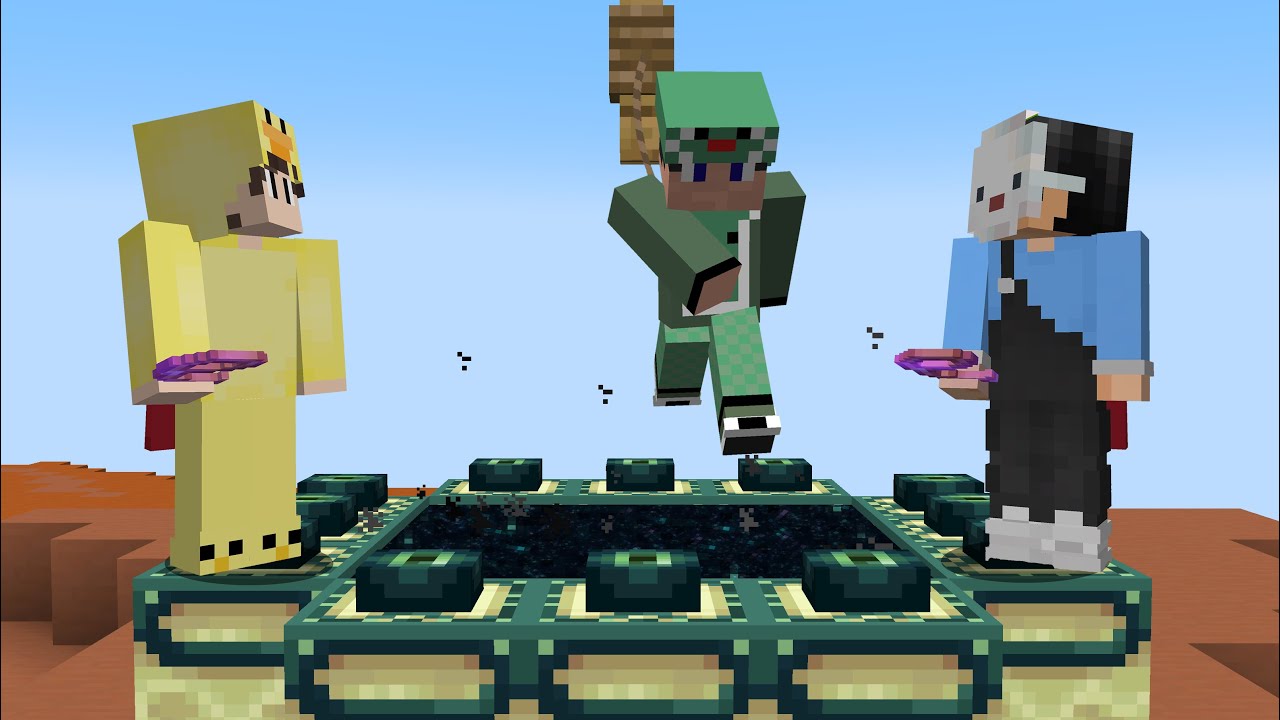 Minecraft End Yarışı ama 2 Avcıya Karşı