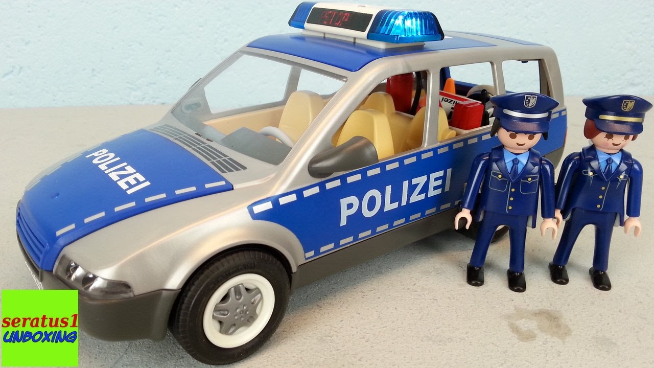 Playmobil Polizei Einsatzwagen 4259 auspacken seratus1 unboxing