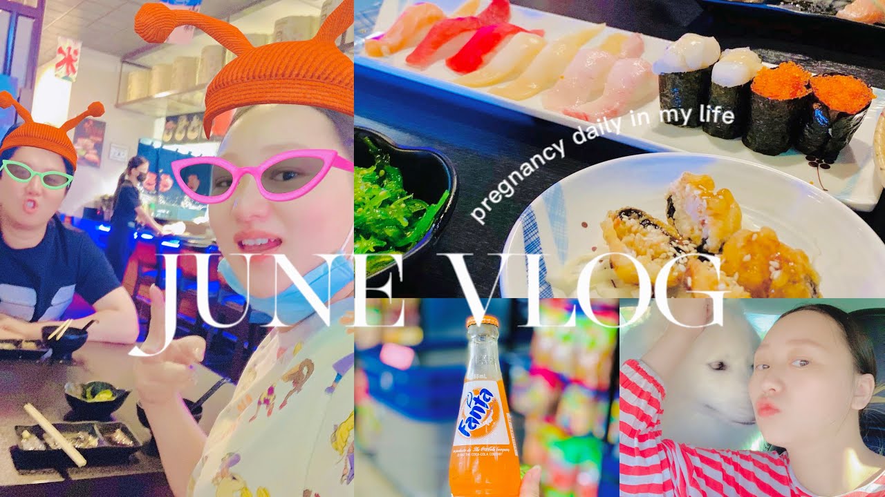 JUNE VLOG ｜1 hour糖筛test｜孕期的第一顿寿司宴🍣北京烤鸭｜第一次泡发阿拉斯加海参｜Costco 100美刀能买多少东西｜Baby Registry👶礼包领取｜