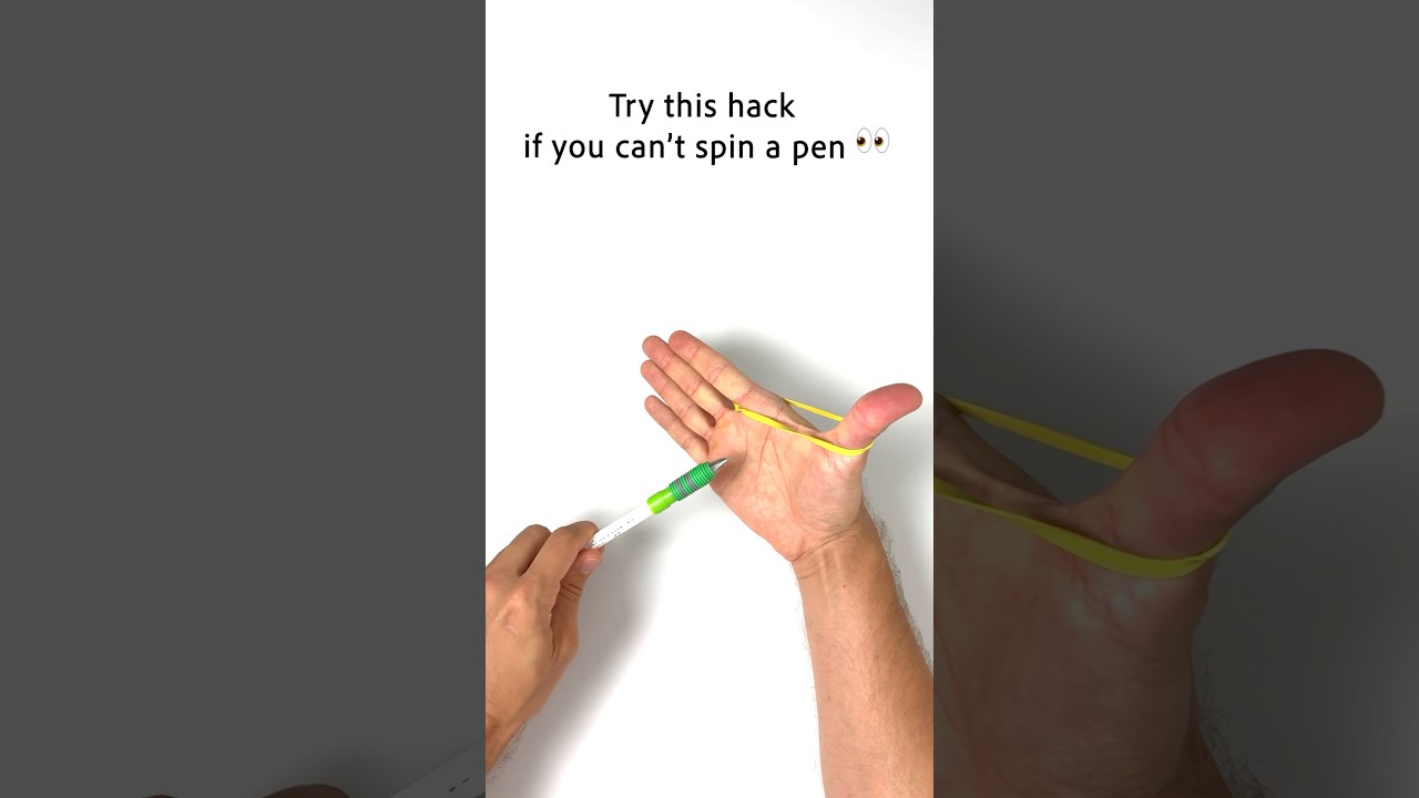 Try this if you can&rsquo;t spin a pen 👀🌀 #shorts