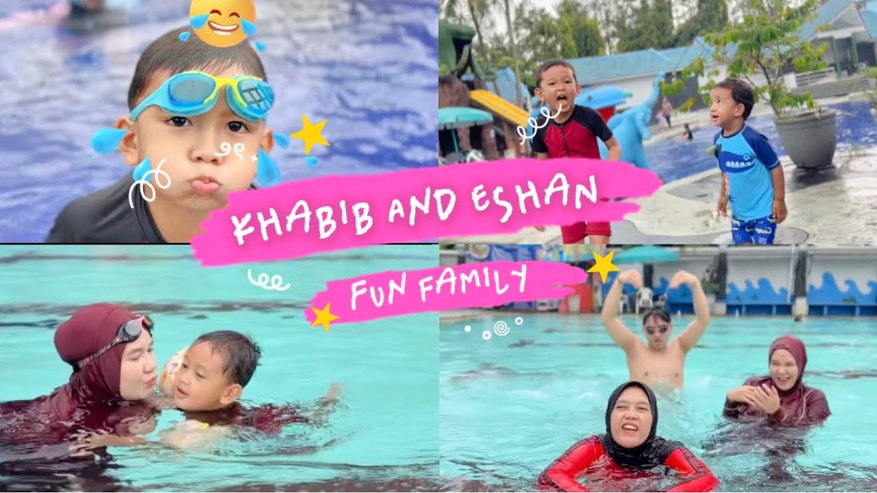 Berenang Bareng Khabib & Eshan | Waktu Seru Bersama Keluarga