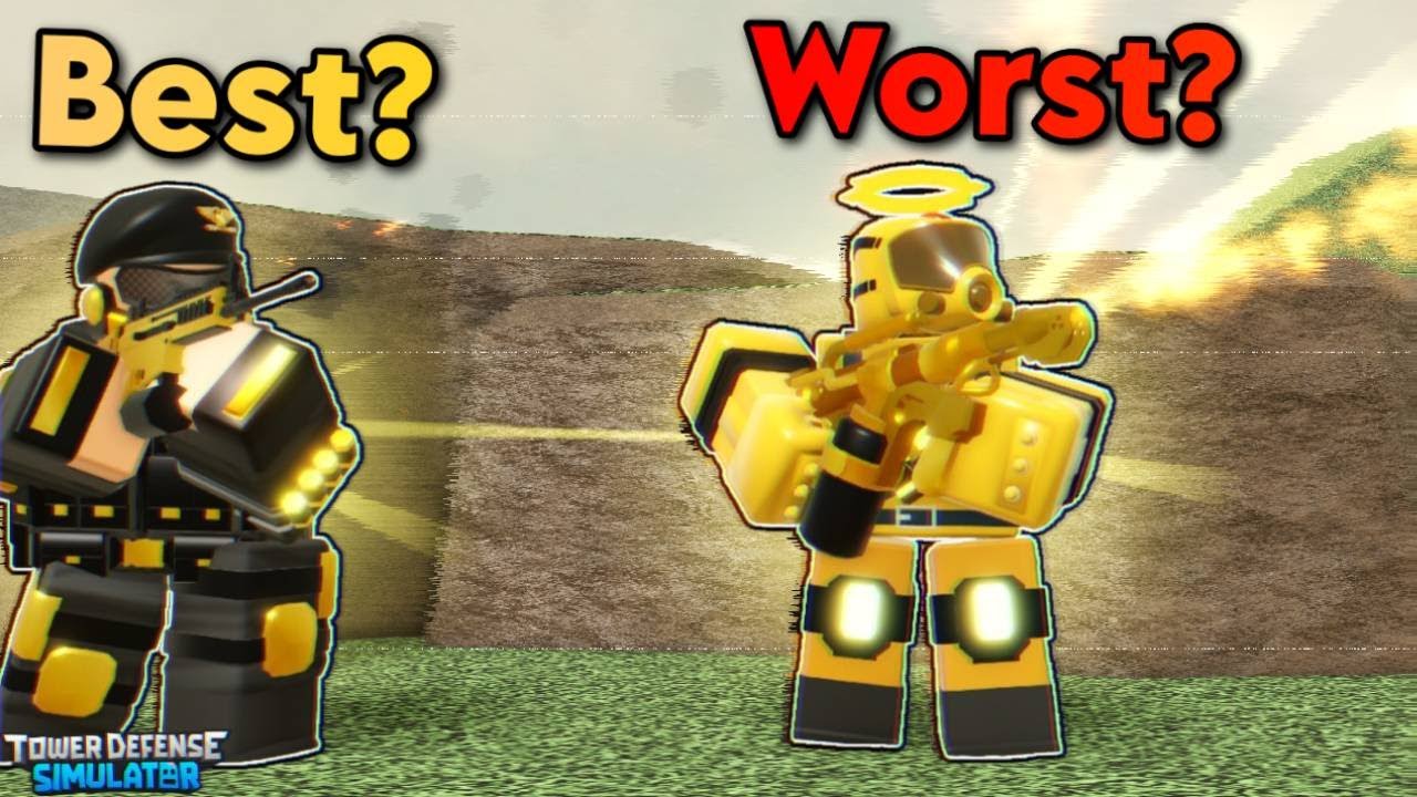 Ranking Golden Towers from Worst to Best | Tower Defense Simulator