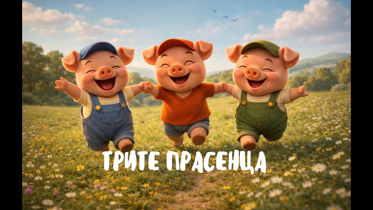 Трите Прасенца | Приказка | Кукуригу ТВ