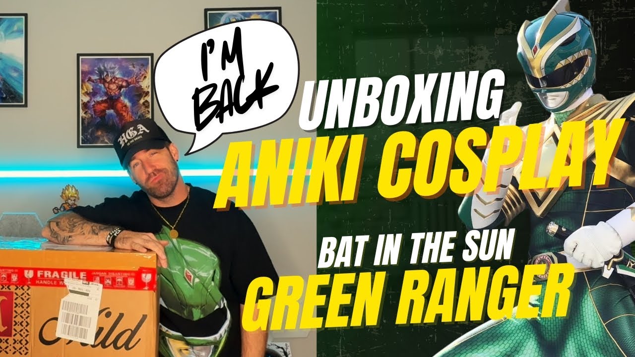Back in Green!! UNBOXING Aniki Cosplay BITS Green Ranger