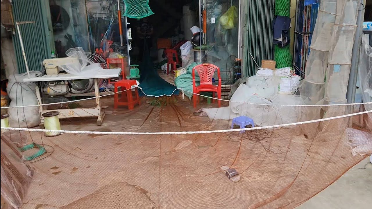 Te đẩy thuyền.  lưới dù nhật. độ bền cao