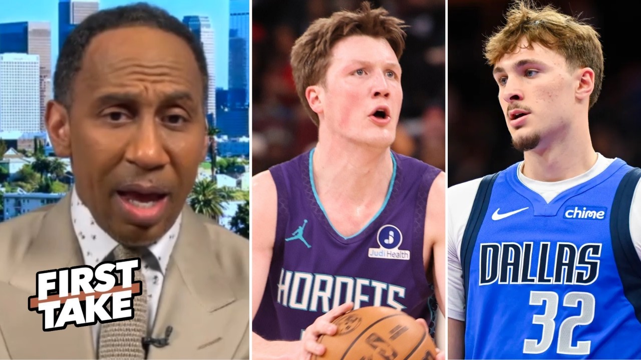 FIRST TAKE |  Stephen A. on why Kon Knueppel deserves the NBA Rookie of the Year over Cooper Flagg