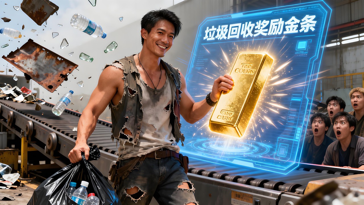 【完結】🔥一個塑膠瓶換一個金條？我用垃圾回收系統成為全球首富，開啟傳奇人生