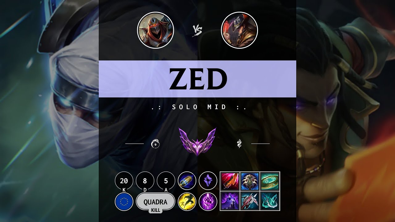 Zed Mid vs Twisted Fate - EUW Master Patch 14.10