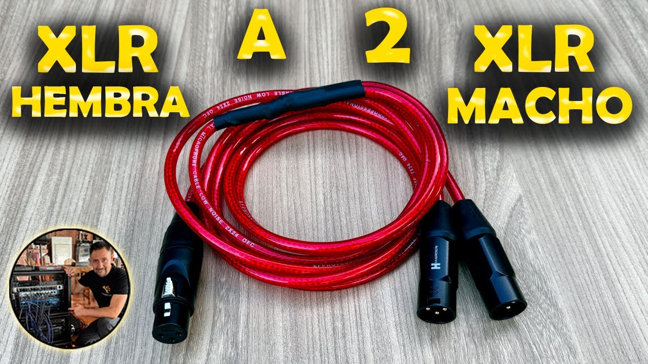 Como Hacer Cable Divisor de XLR Hembra a 2 XLR Macho