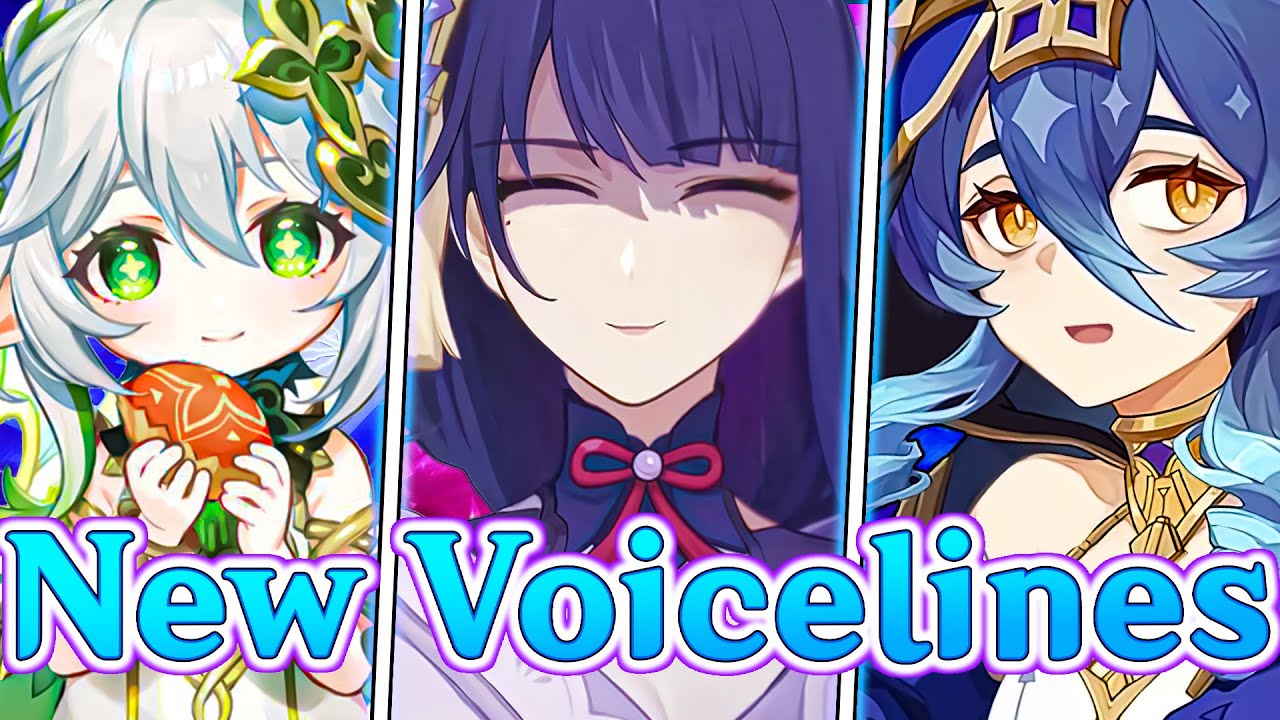 When the Raiden Shogun Actually Cooks... | ft. Nahida, Layla, Cyno | Genshin Impact voice lines lore