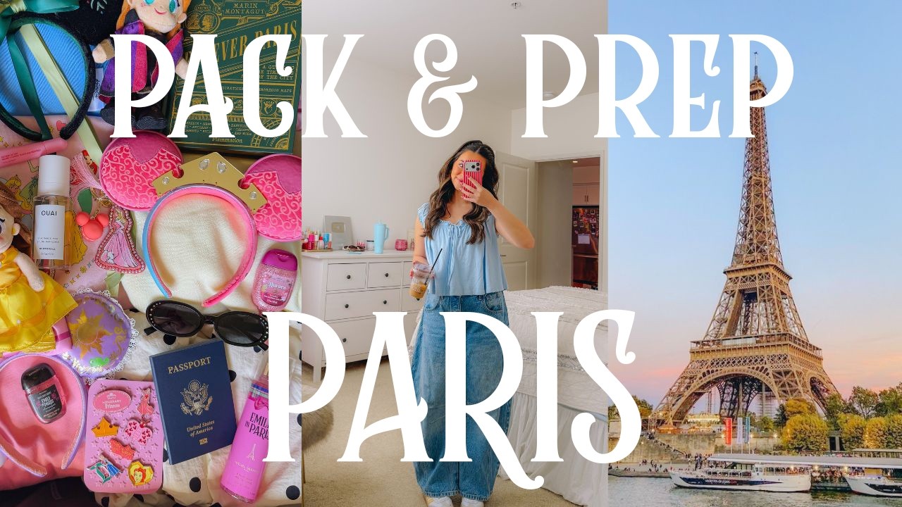 pack with me for PARIS & DISNEYLAND PARIS!! 🐭🎀🥐