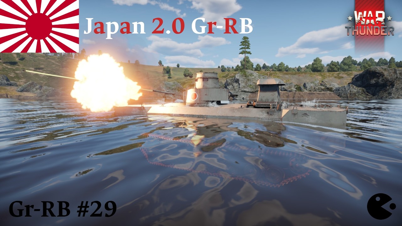 Ground RB War Thunder #29 [Japan][2.0] Mit dem Ka-Chi über Wasser in die Flanke.
