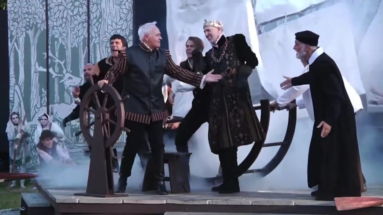 Act 1 Scene 1 - The Tempest - William Shakespeare - Brownsea Open Air Theatre 2015 - Storm