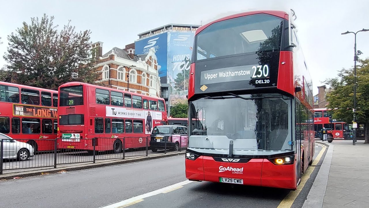 FRV - Go-Ahead London - Wright Electroliner LV25 CWE DEL20 - 230 Wood Green - Upper Walthamstow