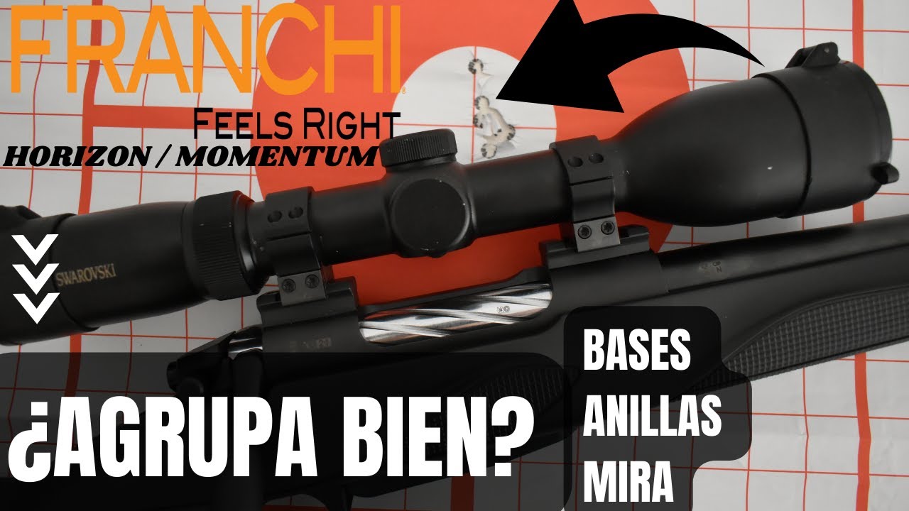 FRANCHI Horizon / Momentum - accesorios y PRECISION a 100mts- Parte 2
