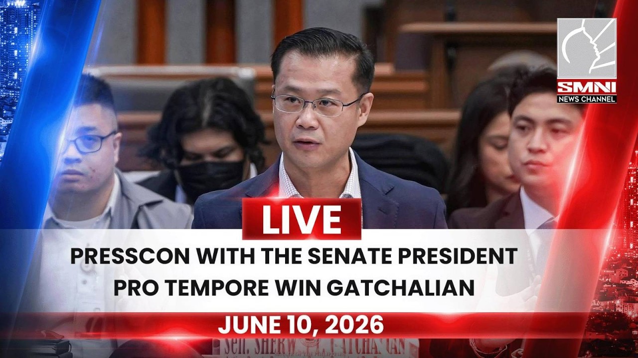 LIVE: PRESSCON WITH THE SENATE PRESIDENT PRO TEMPORE WIN GATCHALIAN | JUNE 10, 2026