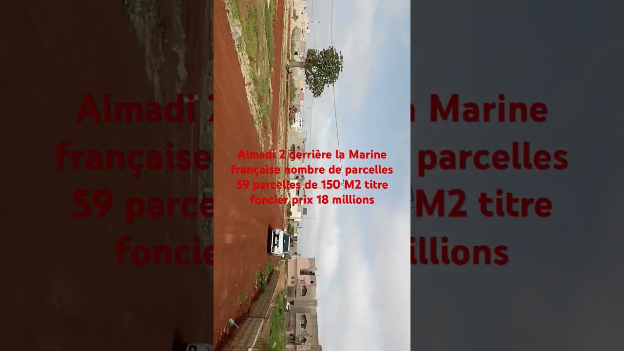 Almadi 2 derri&egrave;re la Marine fran&ccedil;aise nombre de parcelles 59 parcelles