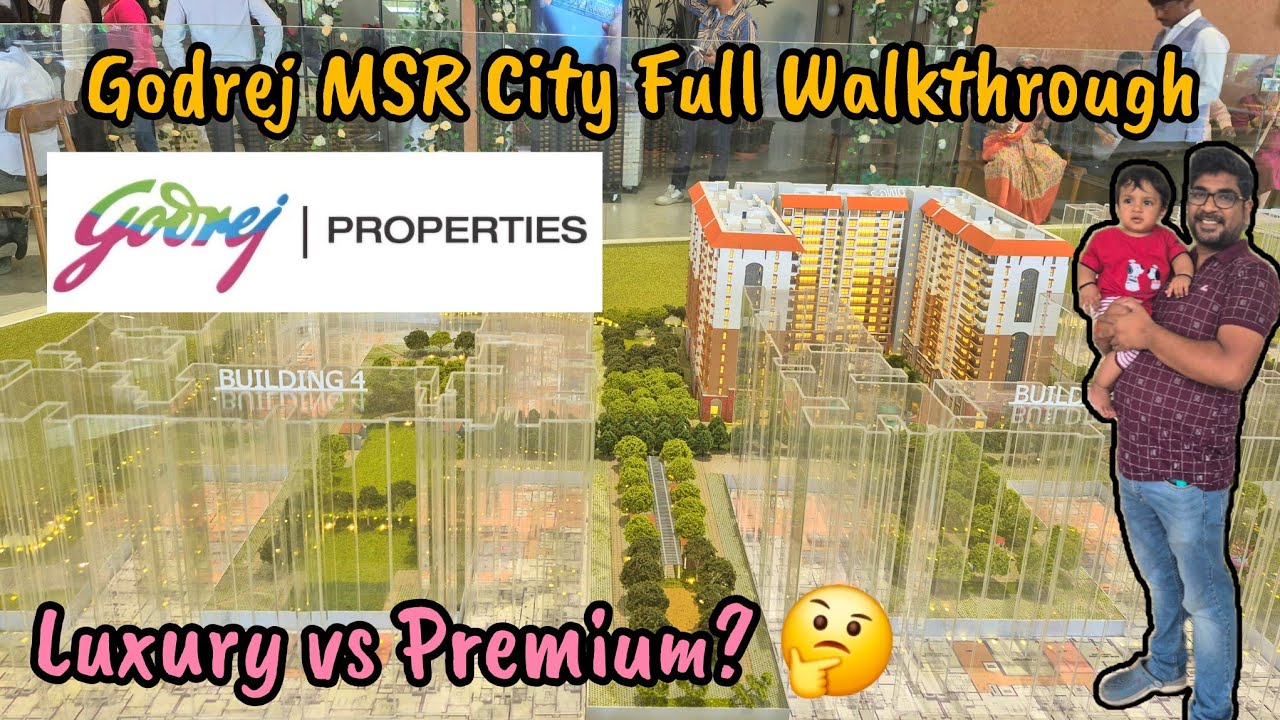 Godrej MSR City | 2BHK & 3BHK Model Flat Tour | Premium & Luxury Apartments Review  #godrejmsrcity