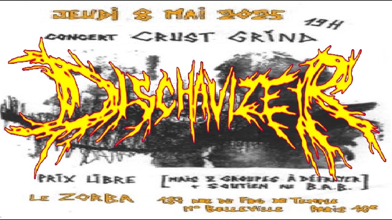 DISCHAVIZER (Brésil) live Paris @ Le Zorba 08 05 2025