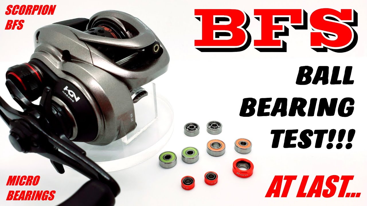 Shimano Scorpion BFS: Bait Finesse BALL BEARING test AT LAST!!! Will hybrid ceramics help for BFS?