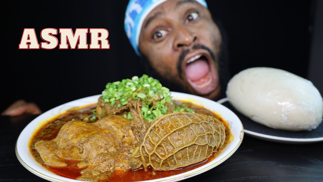 Oxtail Palmnut Soup.Real African Mukbang is Back. Oshiooo!