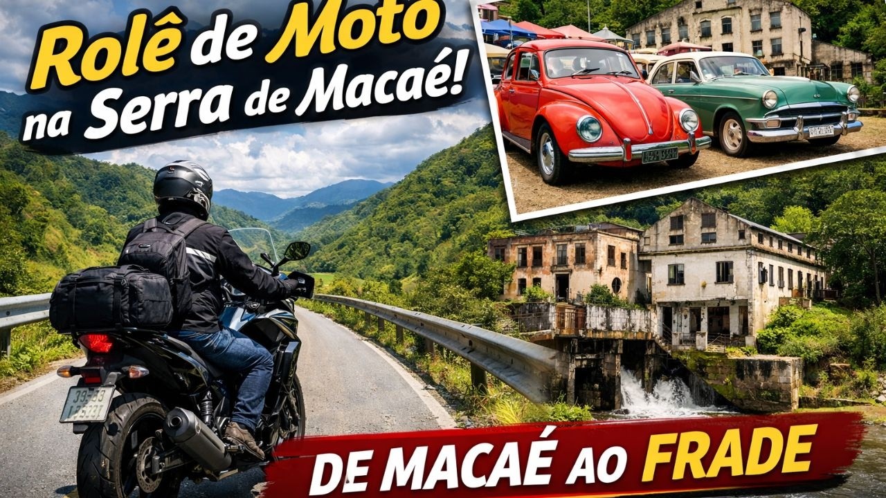 Rolê de Moto pela Serra de Macaé | Estradas Incríveis, Vilas Escondidas e Usina Abandonada PT.1